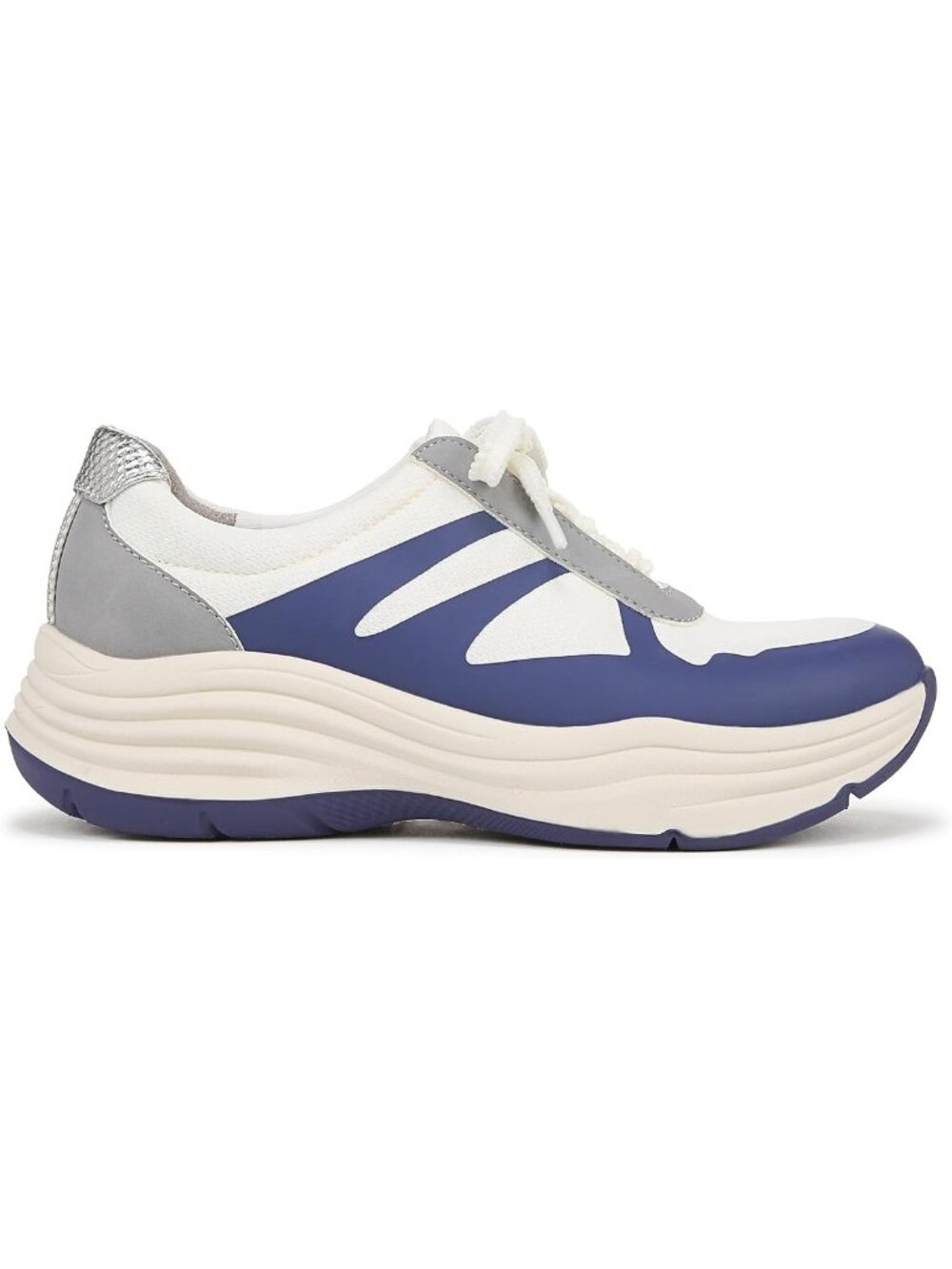 LifeStride Impulse Size 7.5W Sneakers Womens Skipper Blue Stretch Laces Slip-On - Picture 3 of 7